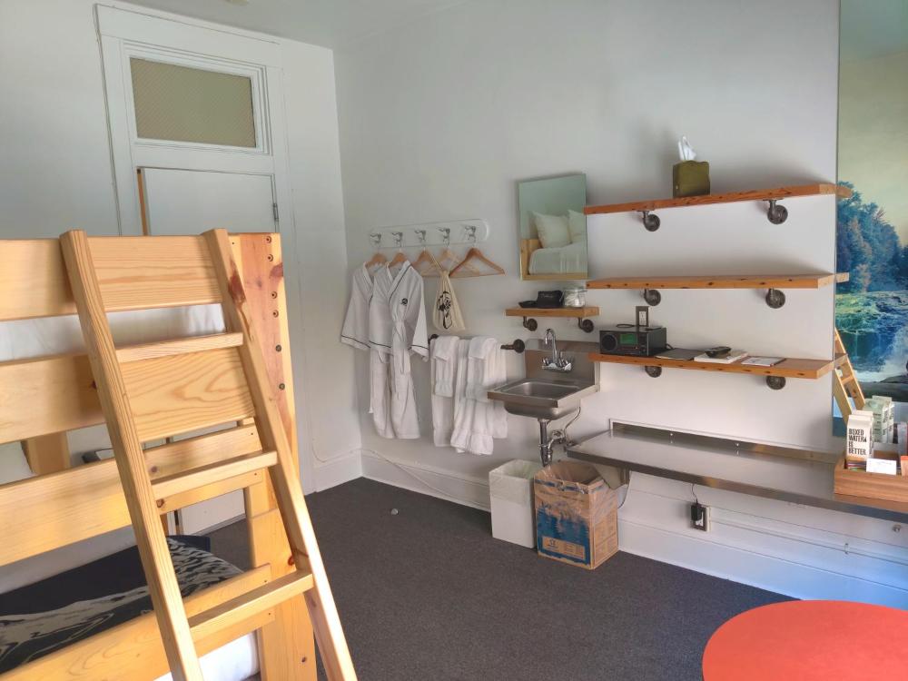 Bunk Room with Full Beds and Shared Bathroom interior
